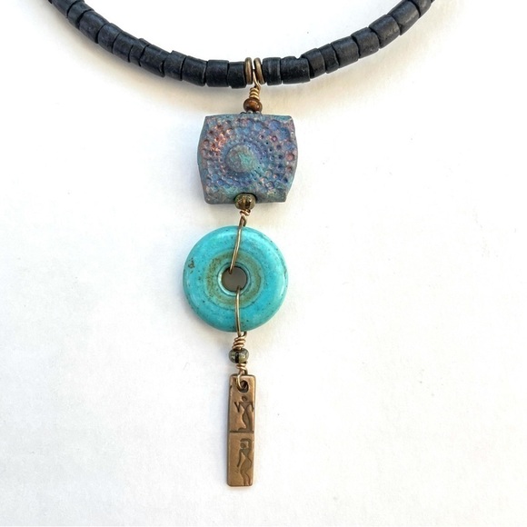 Vintage Handcrafted 1990’s Beaded Choker - Picture 2 of 4